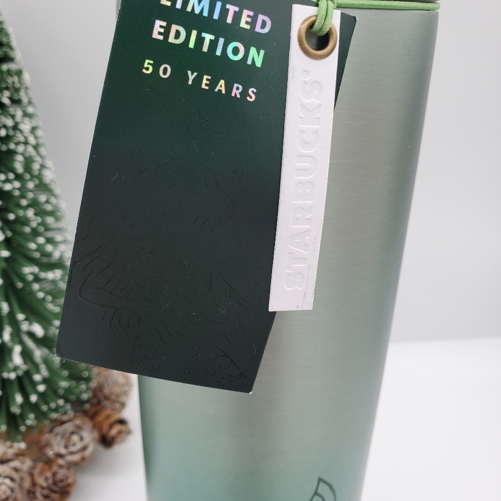 Starbucks Limited Edition 50th Anniversary 1971 Stainless Steel Tumbler Cup NWT - Picture 4 of 8